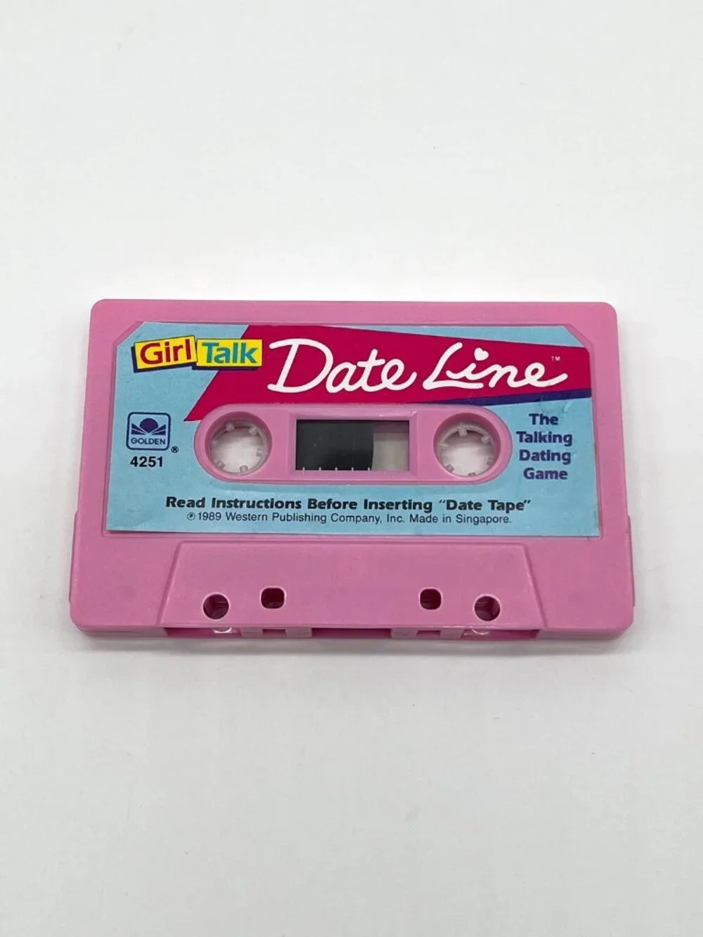 Girl Talk Date Line 1989 Board Game Complete Cassette Works Speaker Not Working